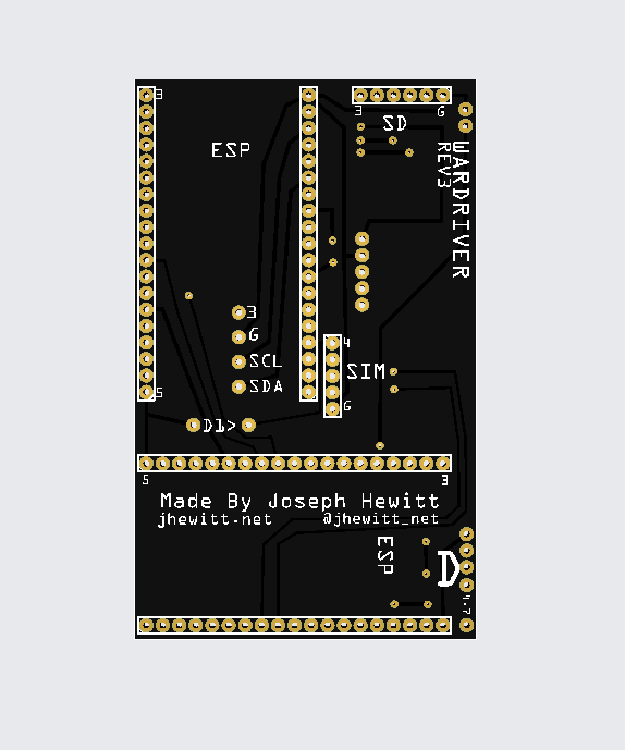 Wardriving PCB